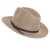 Hattar - Gårda Vicenza Crushable Wool felt Fedora (beige)