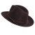 Hattar - Gårda Vicenza Crushable Wool felt Fedora (brun)