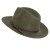Hattar - Gårda Vicenza Crushable Wool felt Fedora (grön)
