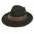 Hattar - Gårda Volterra Fedora Wool Hat (militärgrön/beige)
