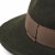 Hattar - Gårda Volterra Fedora Wool Hat (militärgrön/beige)