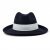 Hattar - Gårda Volterra Fedora Wool Hat (navy/offwhite)