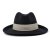 Hattar - Gårda Volterra Fedora Wool Hat (svart/creme)