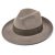 Hattar - Gårda Volterra Fedora Wool Hat (taupe/militärgrön)