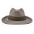 Hattar - Gårda Volterra Fedora Wool Hat (taupe/militärgrön)