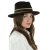 Hattar - Gårda Belluno Crushable Wool felt Fedora (brun)