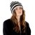 Mössor - Gårda Isfjord Slouch Beanie (svart/vit)