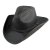 Hattar - Jaxon Hats Buffalo Skinnhatt (svart)