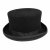 Hattar - Mid-Crown Top Hat (hög hatt) (svart)