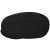 Gubbkeps / Flat cap - Kangol Wool Hawker Newsboy Cap (svart)