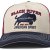 Keps - Black River Buffalo Trucker (creme/röd/blå)