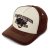 Keps - Black River Cow Trucker (creme/brun)
