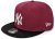 Keps - New Era Color Block New York Yankes 9fifty (röd)