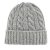 Mössor - Gårda Bad Gastein Cable Knit Wool Mix Beanie (grå)