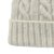 Mössor - Gårda Bad Gastein Cable Knit Wool Mix Beanie (vit)