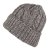 Mössor - Gårda Bormio Cable Knit Wool Mix Beanie (grå/beige)