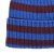Mössor - Gårda Davos Striped Merino Wool Beanie (vinröd/blå)