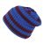 Mössor - Gårda Davos Striped Merino Wool Beanie (vinröd/blå)