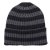 Mössor - Gårda Davos Striped Merino Wool Beanie (grå/svart)