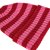 Mössor - Gårda Davos Striped Merino Wool Beanie (röd/rosa)