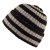 Mössor - Gårda Davos Striped Merino Wool Beanie (brun/beige)