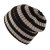 Mössor - Gårda Davos Striped Merino Wool Beanie (brun/beige)