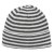 Mössor - Gårda Saint-Gervais Striped Wool Mix Beanie (mörkgrå/vit)