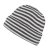 Mössor - Gårda Saint-Gervais Striped Wool Mix Beanie (mörkgrå/vit)