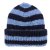 Mössor - Gårda Lech Striped Wool Mix Beanie (blå)