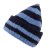 Mössor - Gårda Lech Striped Wool Mix Beanie (blå)