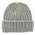 Mössor - Gårda Megève Striped Cashmere Mix Beanie (grå/vit)