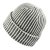 Mössor - Gårda Megève Striped Cashmere Mix Beanie (grå/vit)