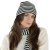 Mössor - Gårda Saint-Gervais Striped Wool Mix Beanie (svart/vit)