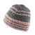 Mössor - Gårda Verbier Striped Wool Mix Beanie (grå/rosa)