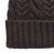 Mössor - Gårda Villars Cable Knit Wool Mix Beanie (brun)