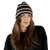 Mössor - Gårda Davos Striped Merino Wool Beanie (brun/beige)