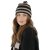 Mössor - Gårda Davos Striped Merino Wool Beanie (brun/beige)