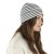 Mössor - Gårda Saint-Gervais Striped Wool Mix Beanie (mörkgrå/vit)