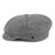 Gubbkeps / Flat cap - Jaxon Hats Herringbone Big Apple Cap (grå)
