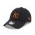 Keps - New Era New York Yankees 9FORTY (svart)