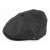 Gubbkeps / Flat cap - Jaxon Hats Oil Cloth Newsboy Cap (svart)