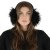 Öronvärmare - Gårda Avola Faux Fur Ear Muffs (svart)