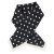 Scarf - Gårda Polka Dot Satin Scarf (svart)