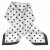 Scarf - Gårda Polka Dot Satin Scarf (vit)