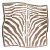 Scarf - Gårda Zebra Satin Scarf (brun)