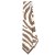 Scarf - Gårda Zebra Satin Scarf (brun)