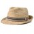 Stråhatt - Gårda Benijo Raffia Trilby (natur/taupe)