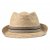 Stråhatt - Gårda Benijo Raffia Trilby (natur/taupe)