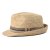 Stråhatt - Gårda Benijo Raffia Trilby (natur/taupe)