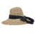 Stråhatt - Gårda Dubrovnik Sun Hat (natur/svart)